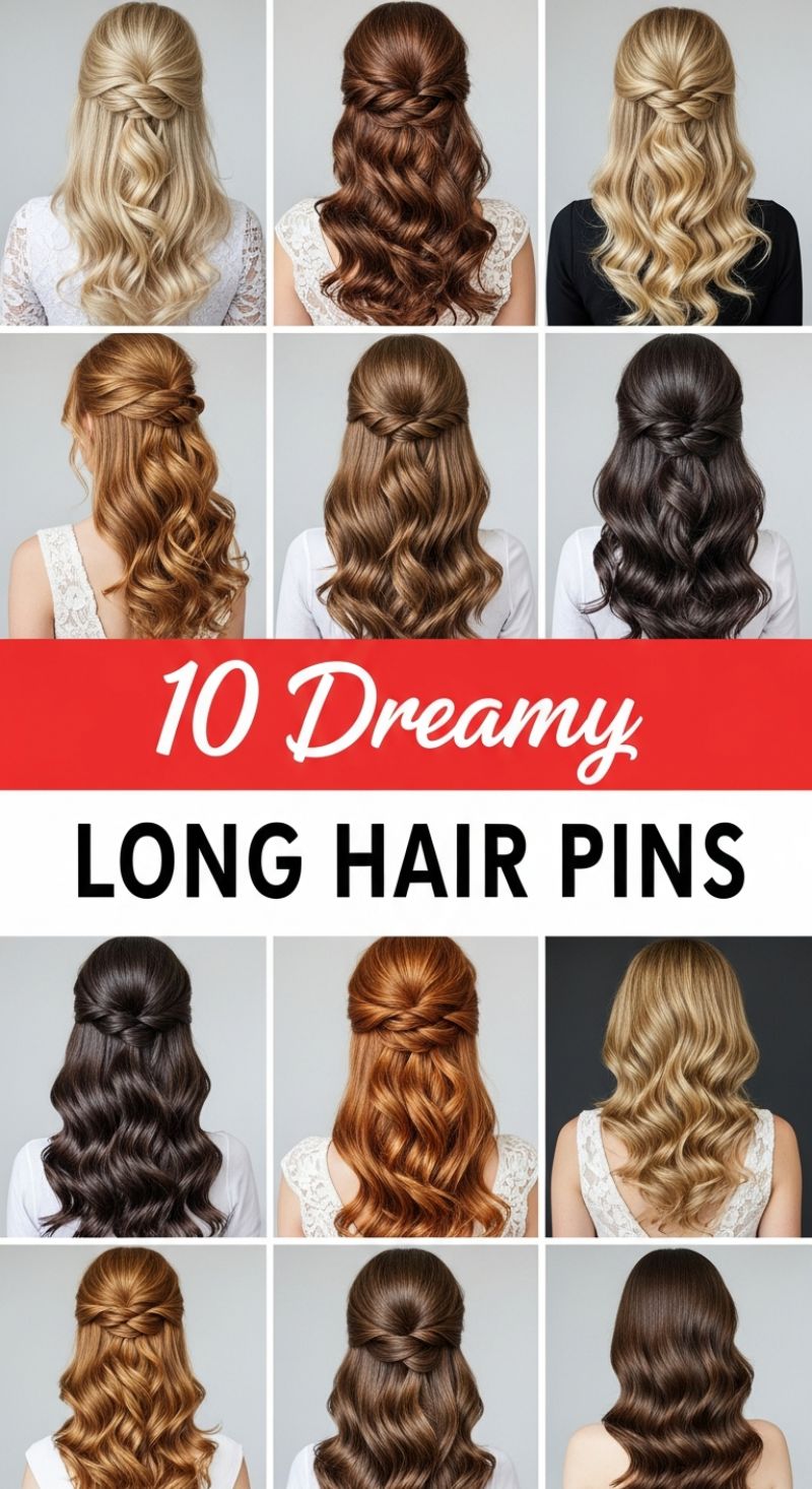 Dreamy Half-Up Twists: Elegant Styles for Long Hair