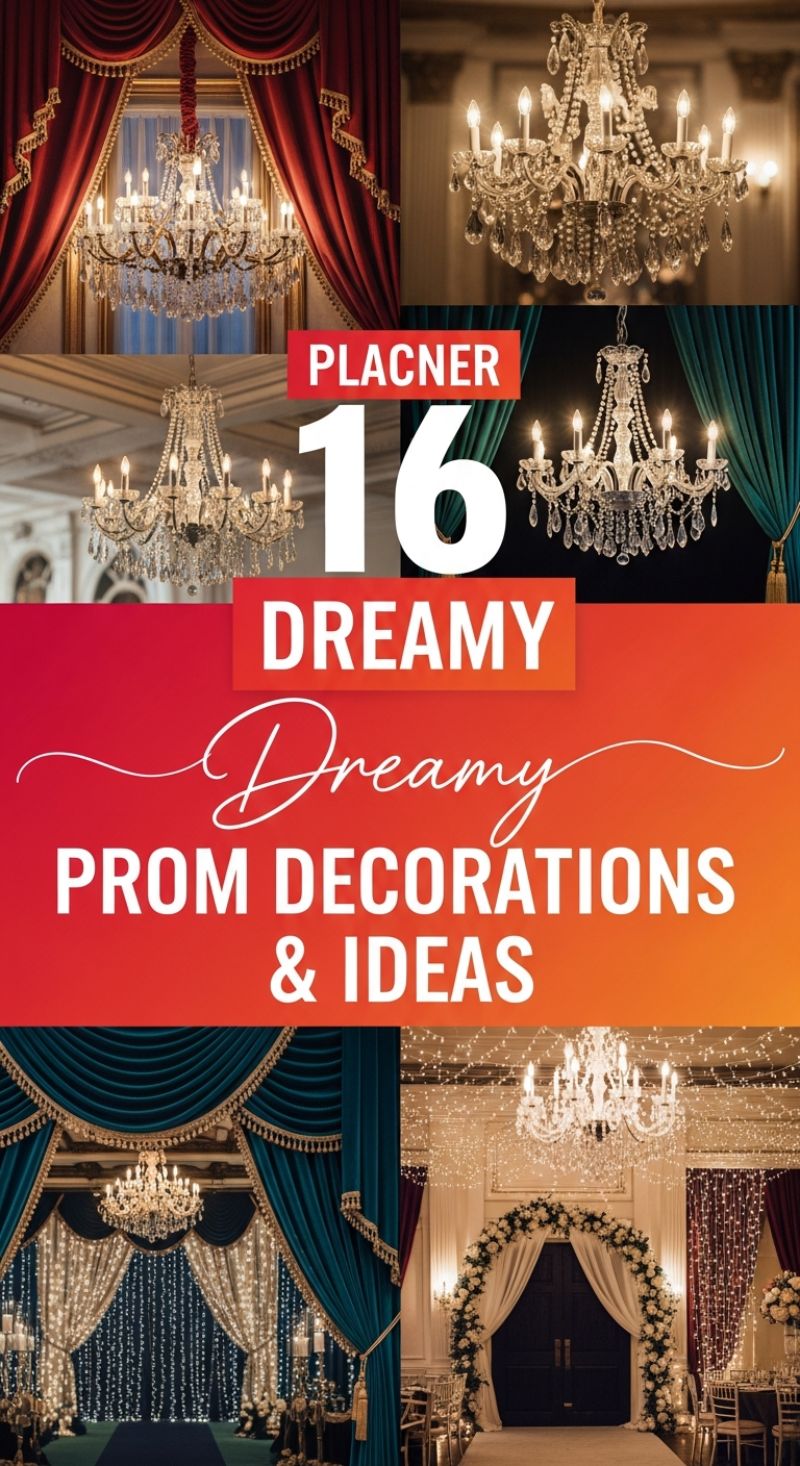 Dreamy Prom Decorations & Ideas: DIY Opulent Drapery and Lighting