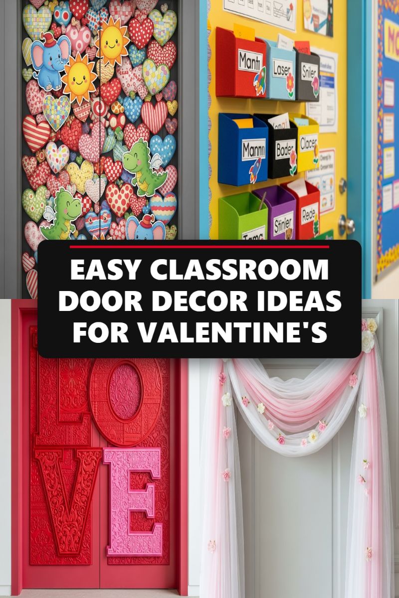 EASY CLASSROOM DOOR DECOR IDEAS FOR VALENTINE'S