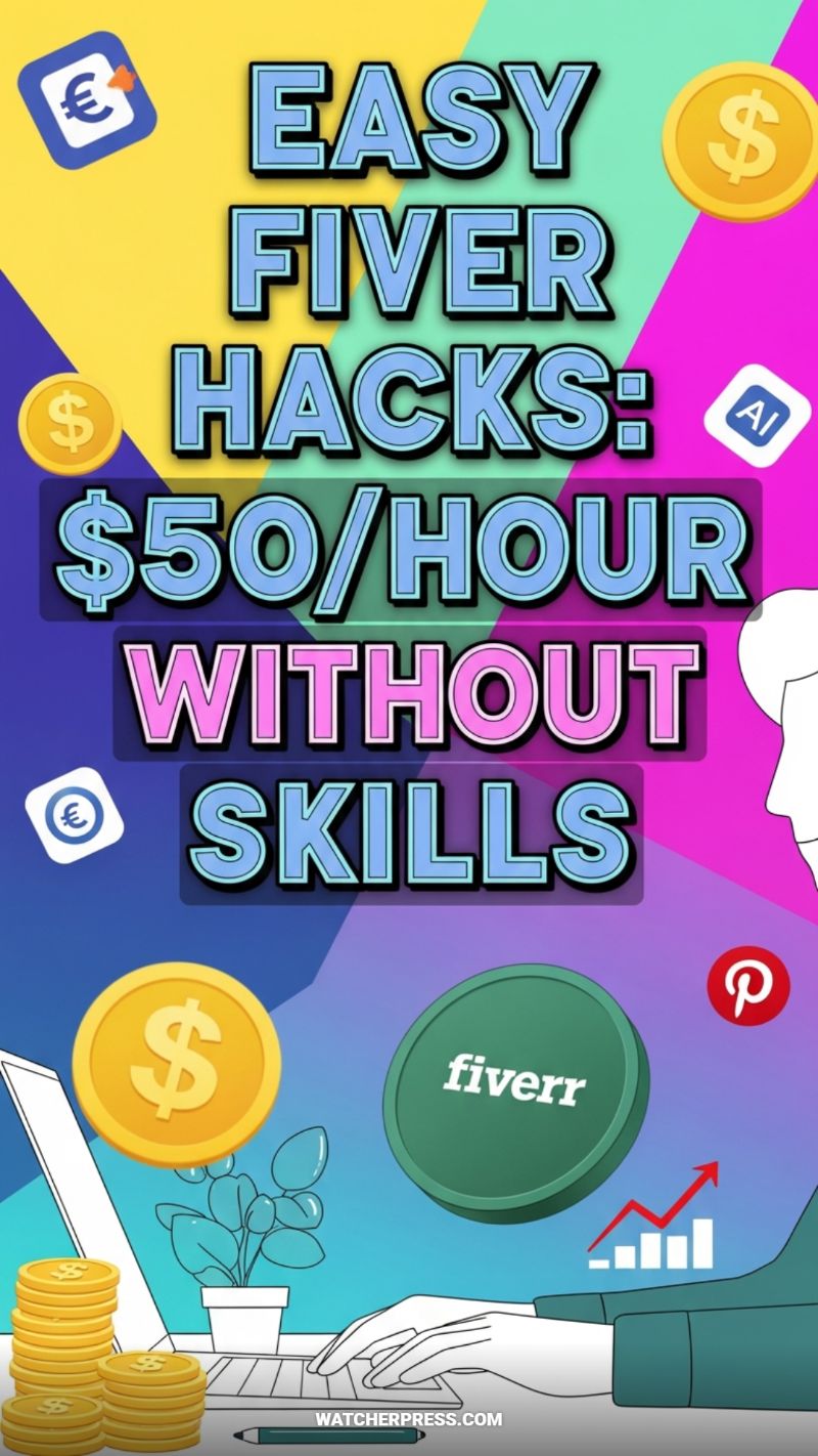 Easy Fiverr Hacks: Earning $50/Hour Without Traditional Skills