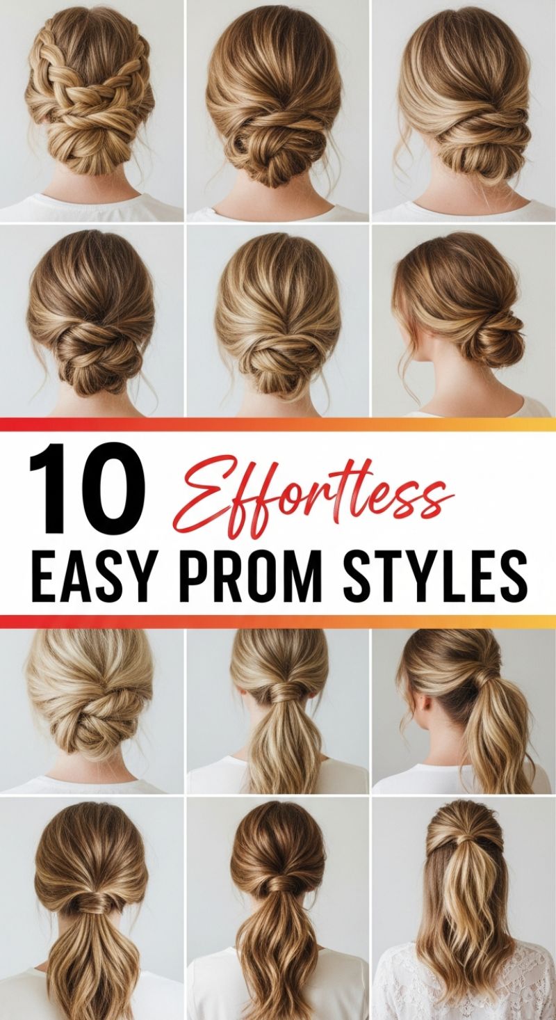 Effortless Charm: Easy & Chic Prom Hairstyles