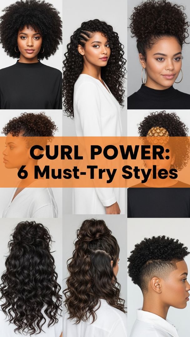 Effortless Curl Power: Six Transformative Styles for the 5-Minute Morning Routine