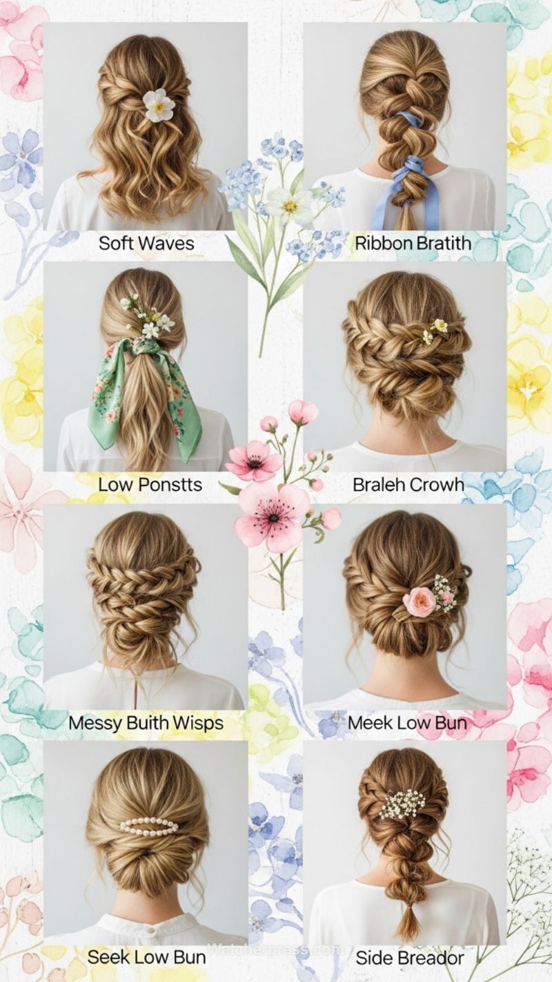 Effortless Elegance: Mastering Twisted Half-Ups, Braids, and Intricate Low Buns