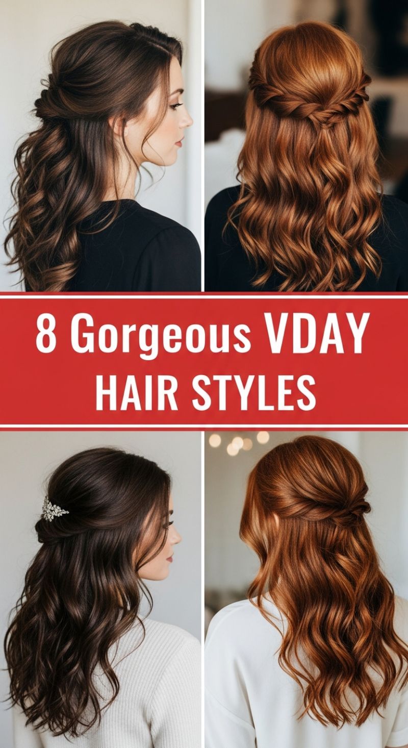 The Ultimate Hairstyle Lookbook: 100+ Stunning Ideas for Every Length, Texture, and Occasion Effortless Elegance: Romantic Half-Up, Half-Down Styles