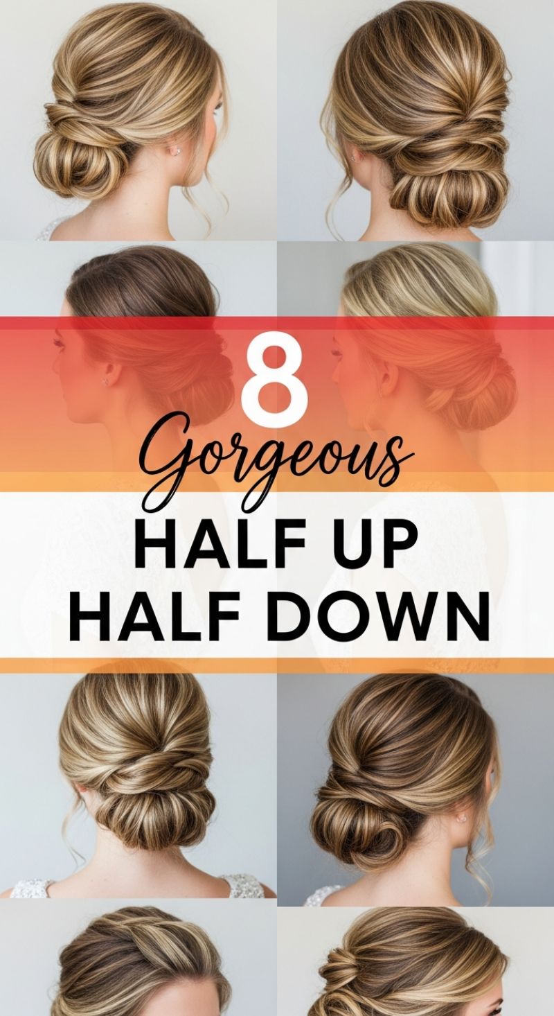 Effortless Elegance: Twisted Low Buns