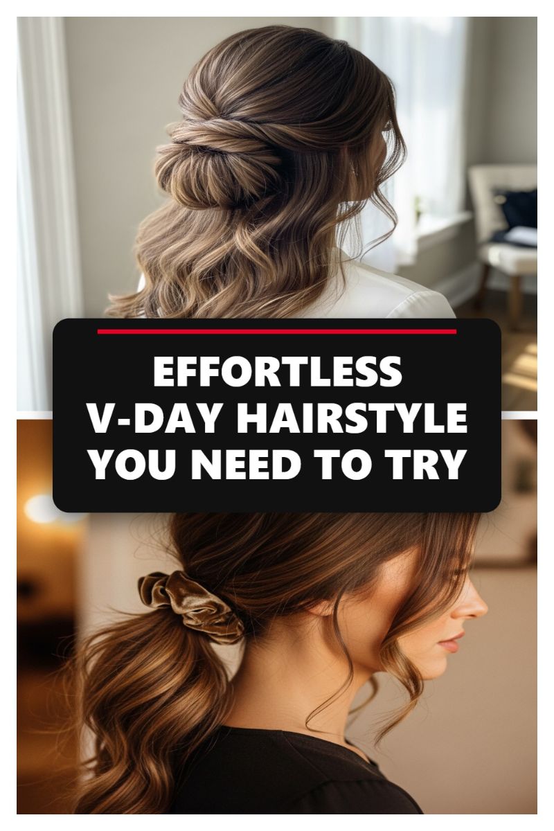 Effortless Half-Up Twist and Low Ponytail Combo