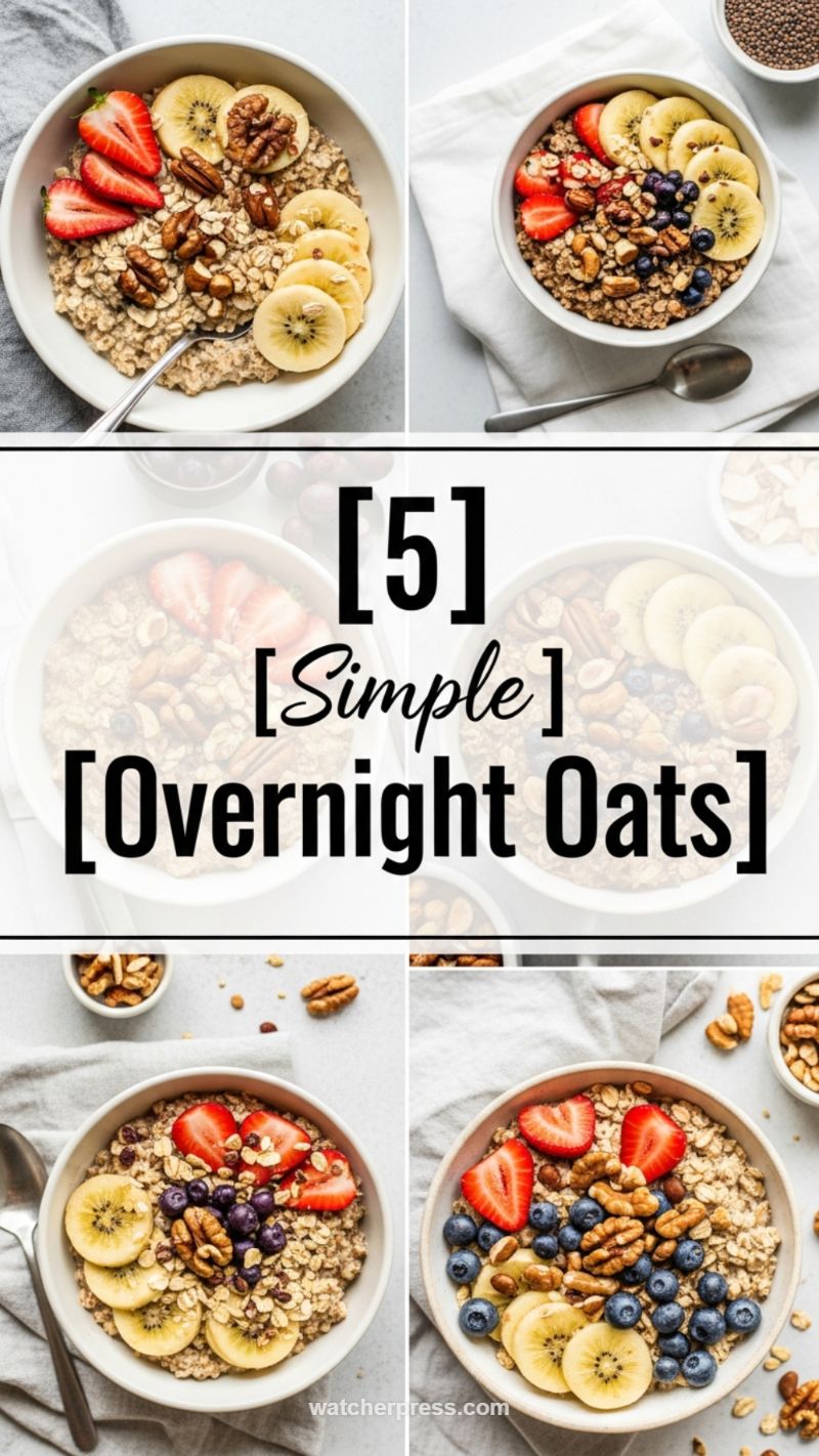 Effortless Mornings: Simple Overnight Oats