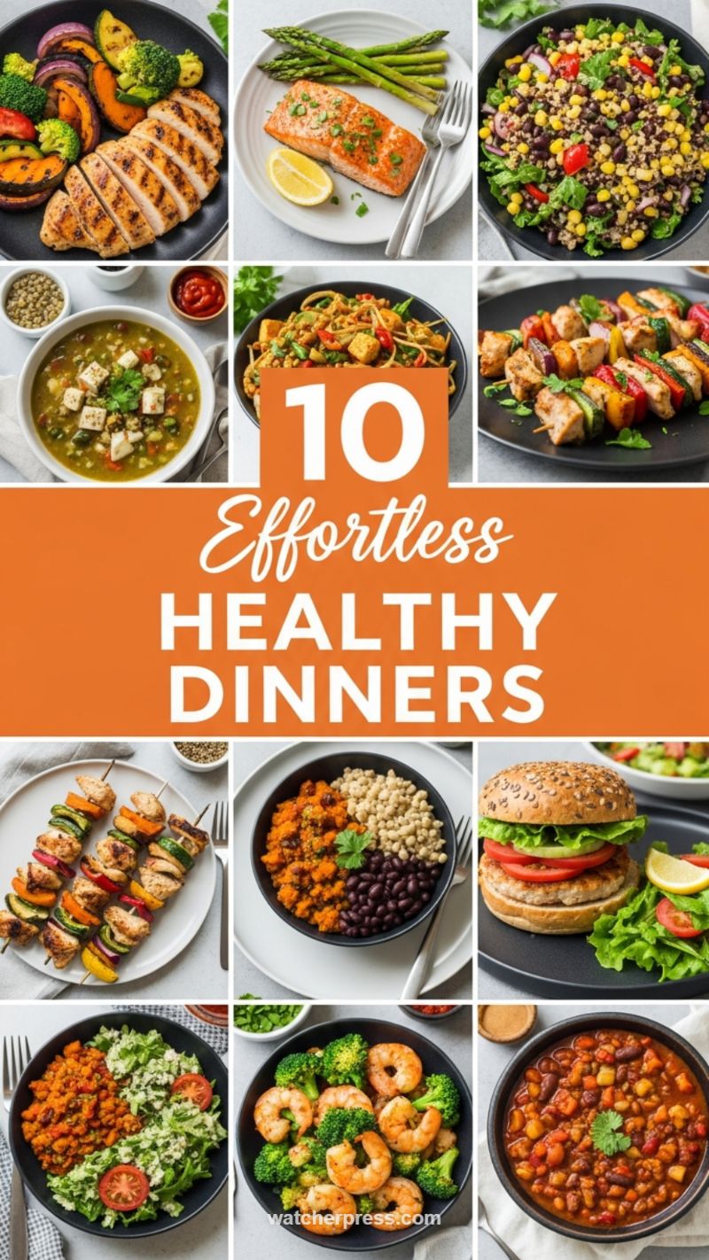 Effortless & Nutritious: Healthy Dinners for Busy Weeknights