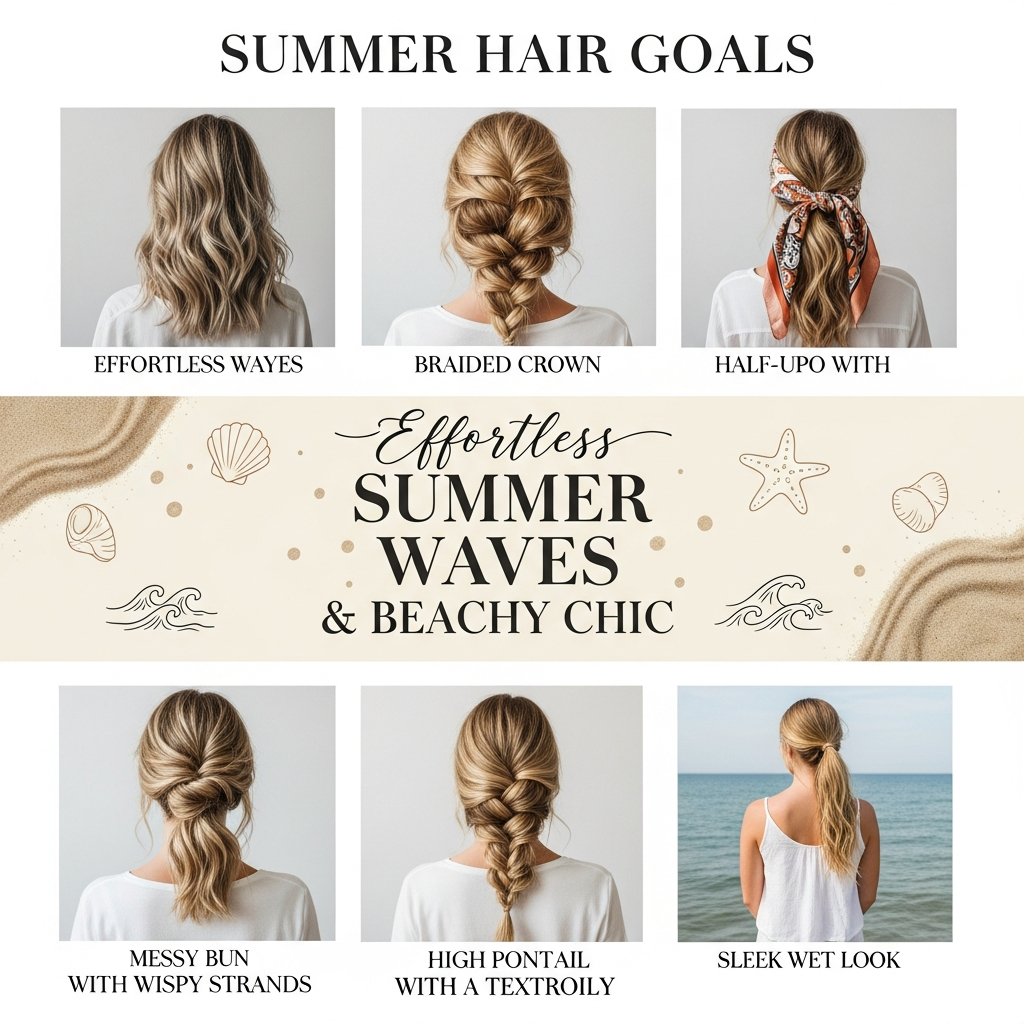 Effortless Summer Waves & Beachy Chic