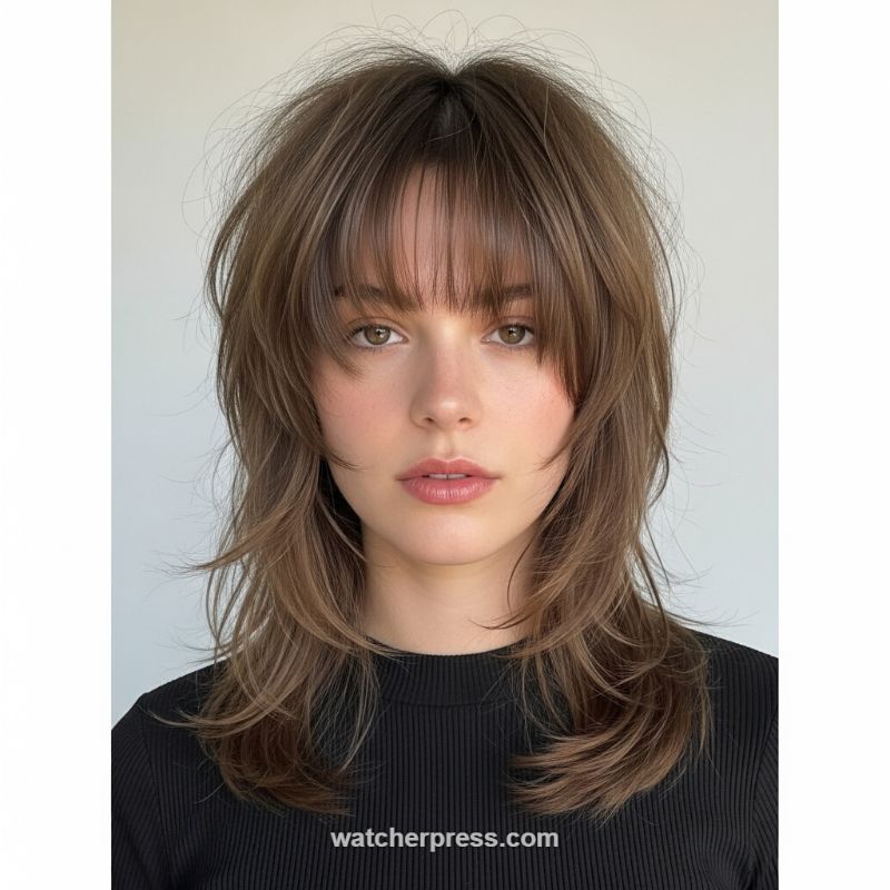 Effortlessly Cool: Mastering the Modern Shaggy Layered Cut
