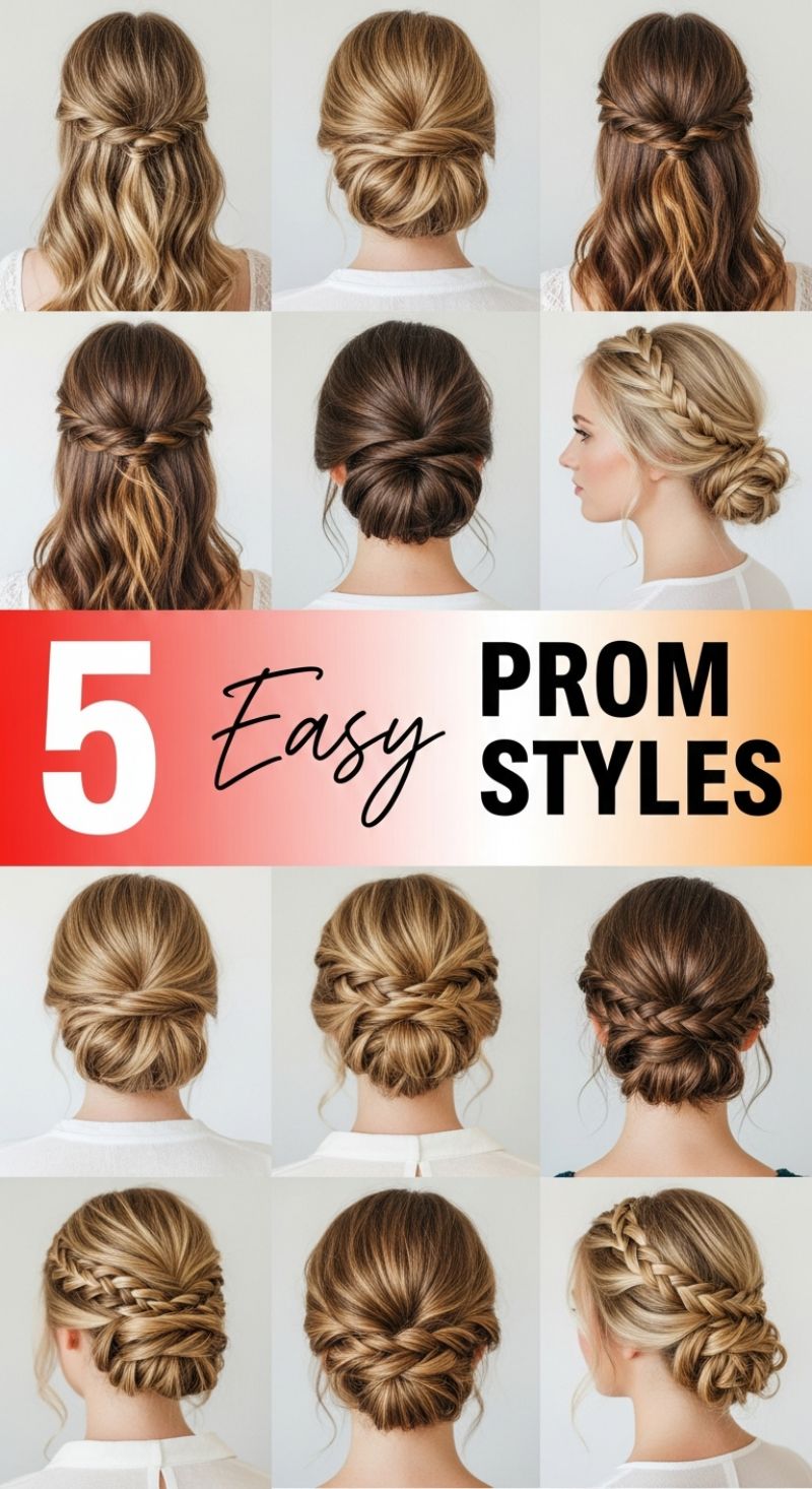 Effortlessly Elegant Easy Prom Styles