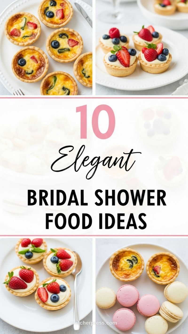 Elegant Bridal Shower Bites