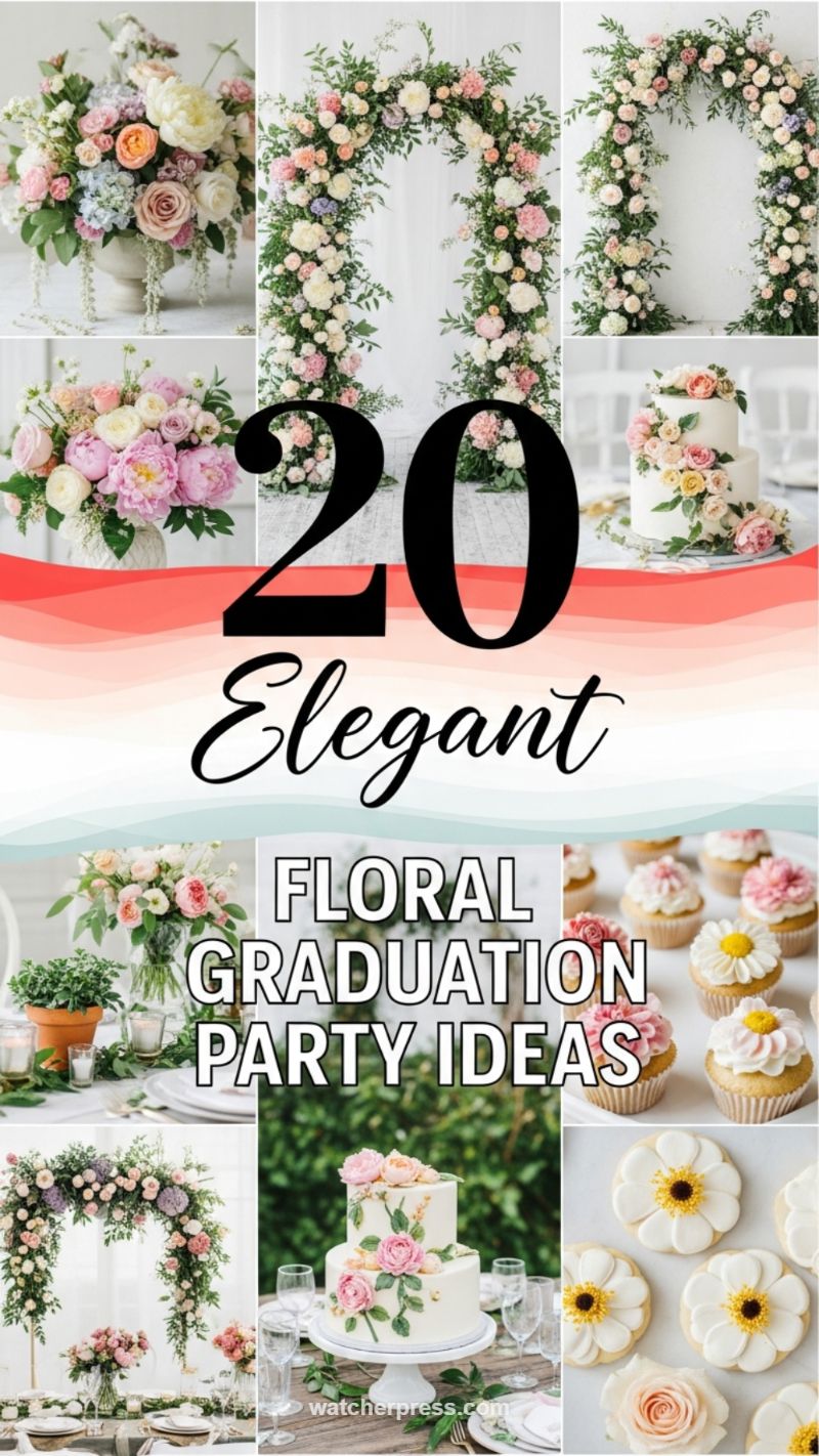 Elegant Peony & Rose Garden Graduation Table