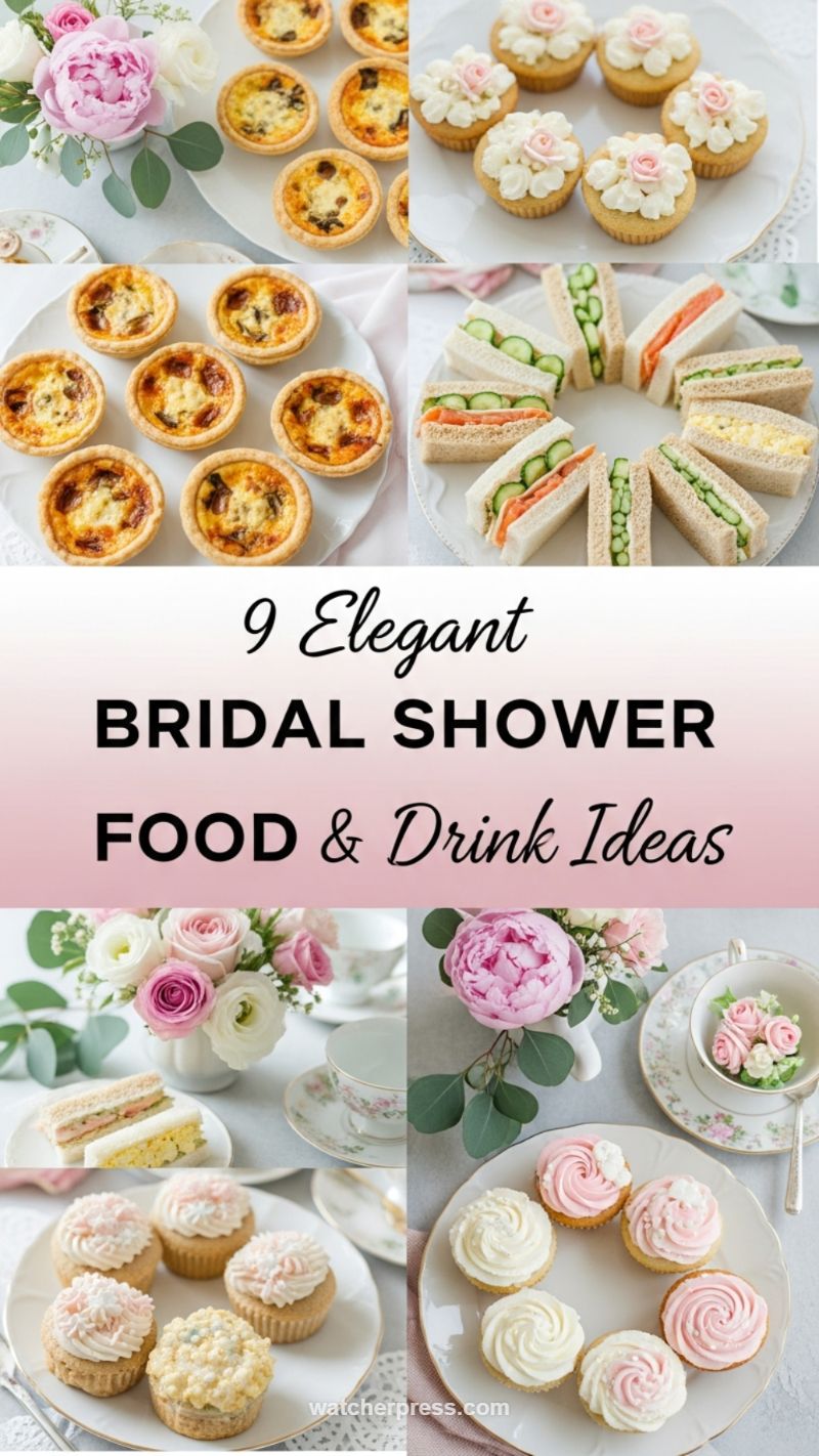 Elegant Treats for Bridal Showers