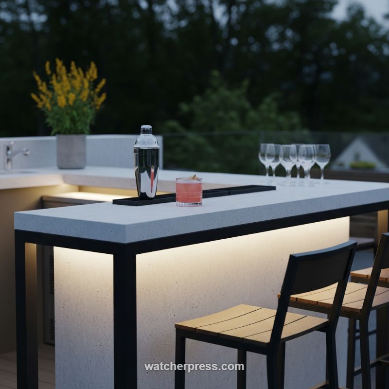 Elevate Evening Entertaining with Integrated Bar Lighting