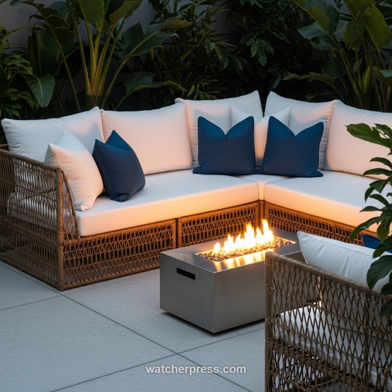 Elevate Your Evenings: The Cozy Outdoor Lounge Setup