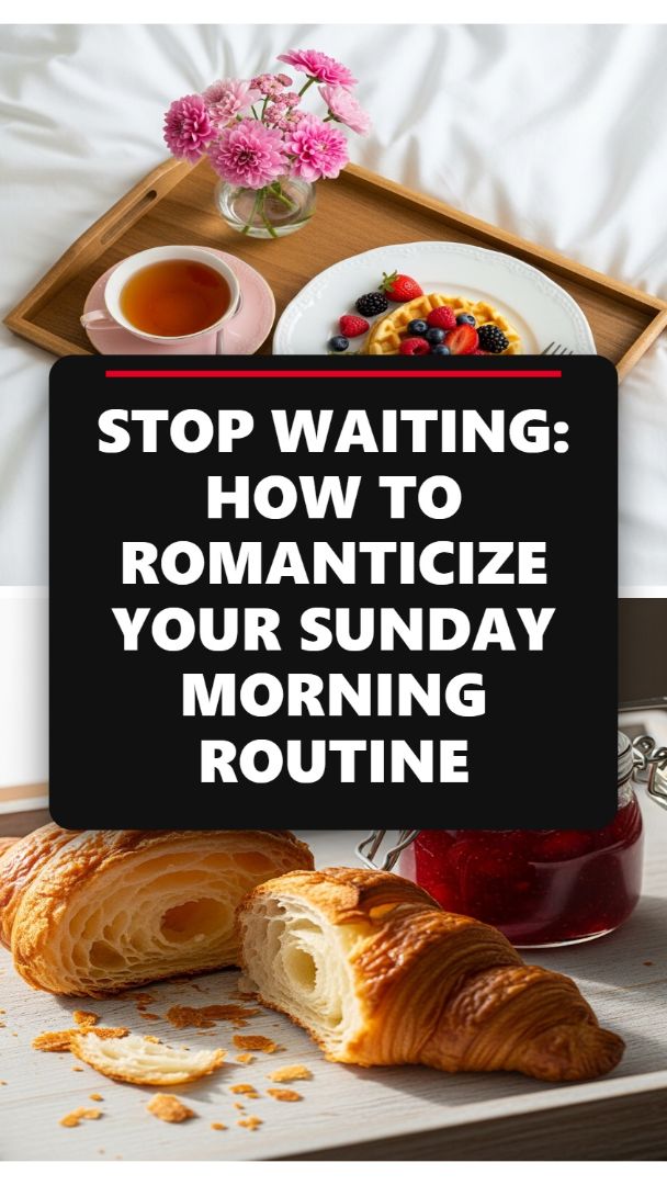 Elevate Your Morning: A Stylish Bed Tray Setup for Valentine's Day