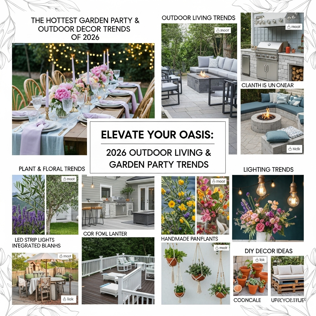 Elevate Your Oasis: 2026 Outdoor Living & Garden Party Trends