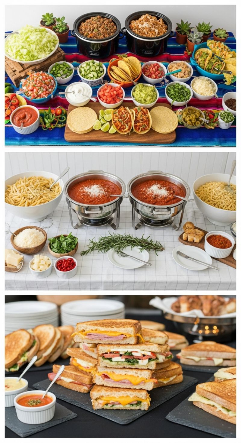 Elevated Build-Your-Own Stations: Interactive Catering for the Sophisticated Crowd