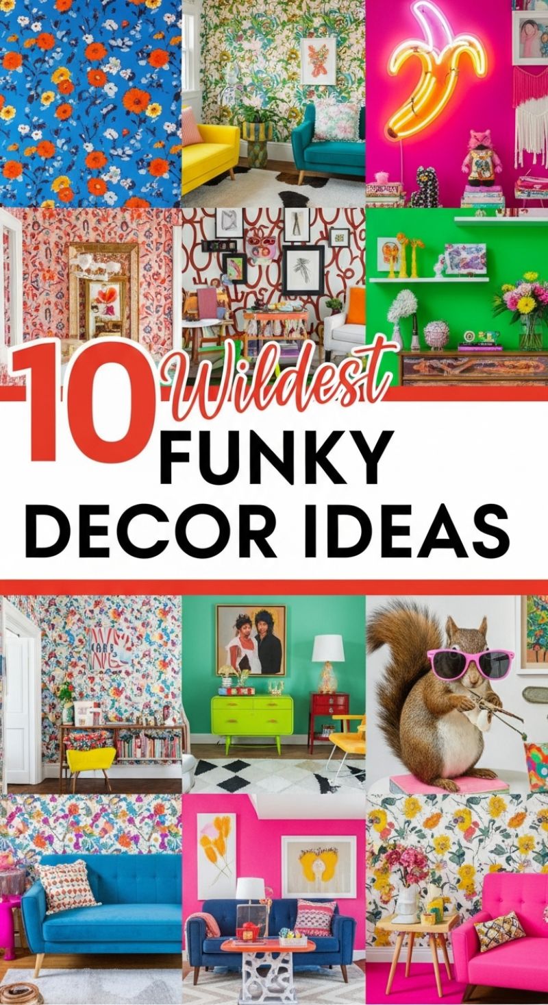 Embrace Maximalism: 10 Wildest FUNKY DECOR Ideas Using Thrifted Finds