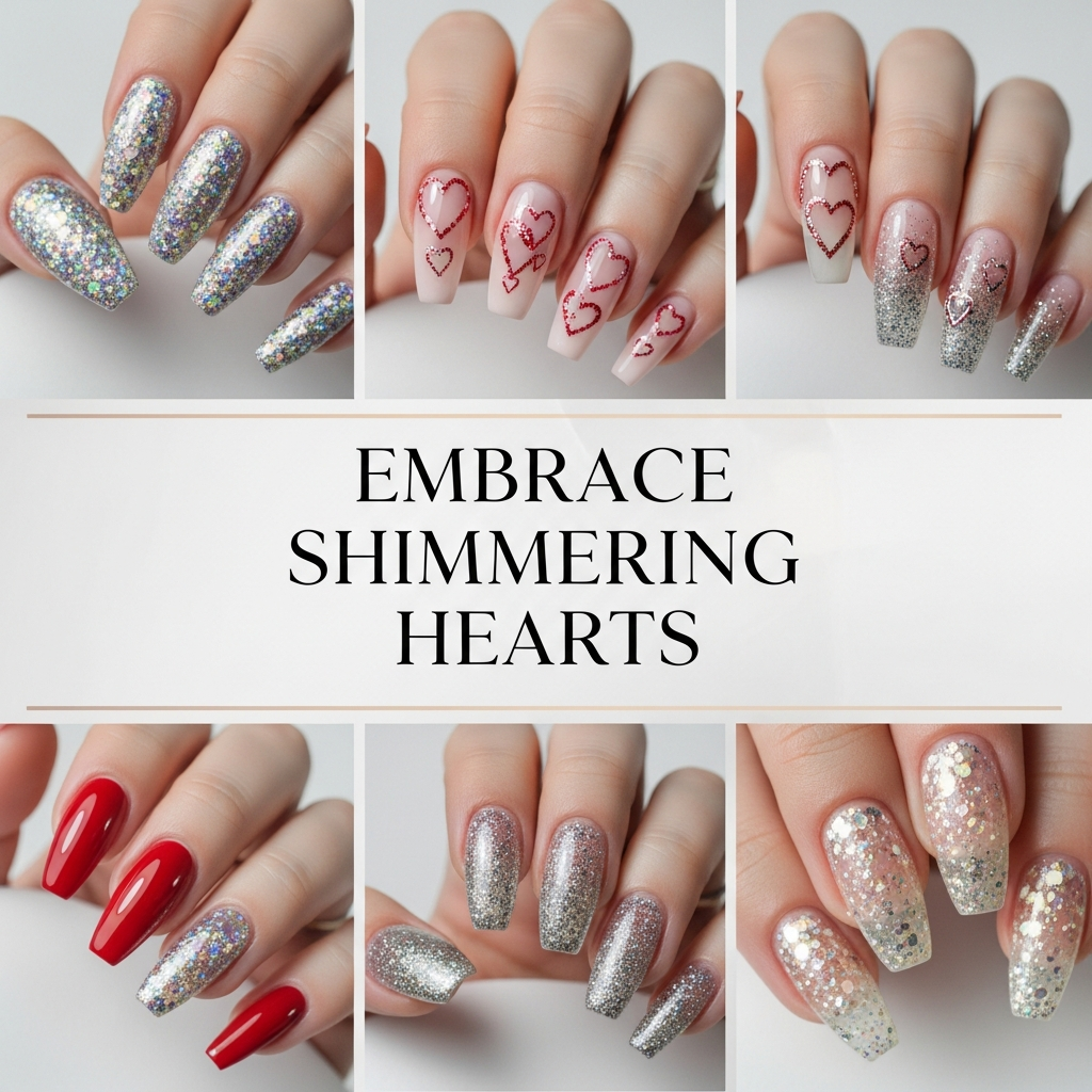 Embrace Shimmering Hearts