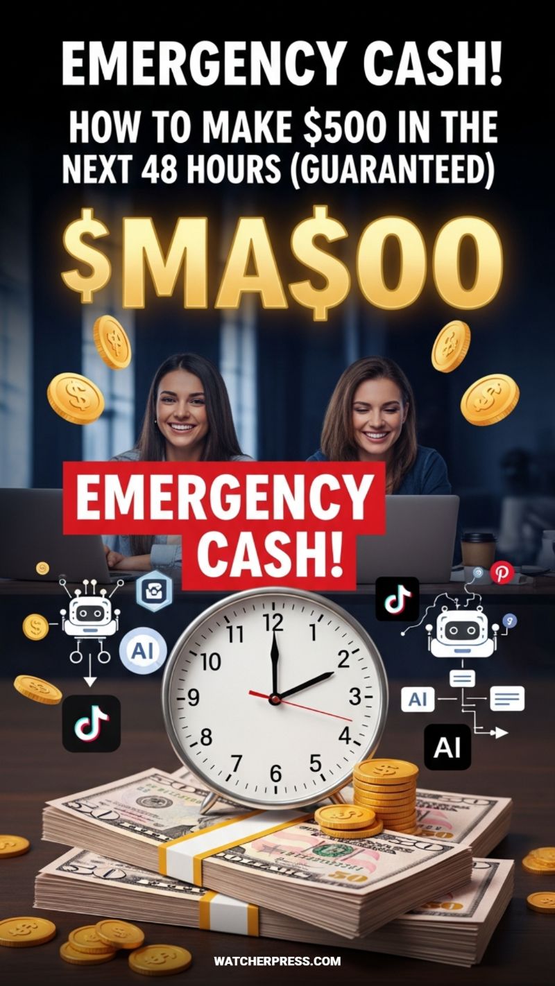 EMERGENCY CASH! HOW TO MAKE $500 IN THE NEXT 48 HOURS (GUARANTEED)