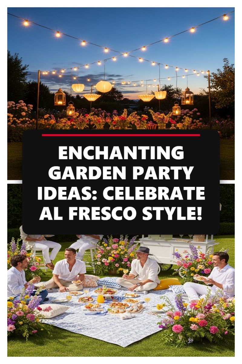 ENCHANTING GARDEN PARTY IDEAS: CELEBRATE AL FRESCO STYLE!