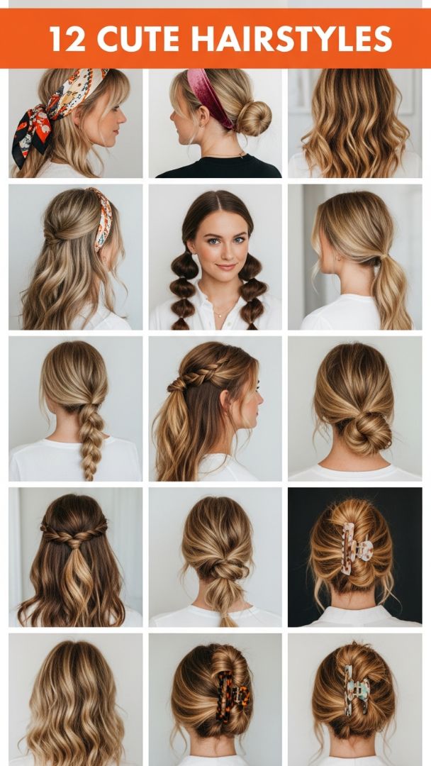 Essential Hair Hacks: Mastering 12 Quick Styles from Accessories to Updos
