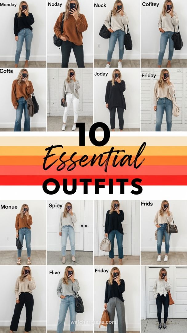 Essential Knitwear Styling: 10 Versatile Outfits for the Modern Capsule Wardrobe