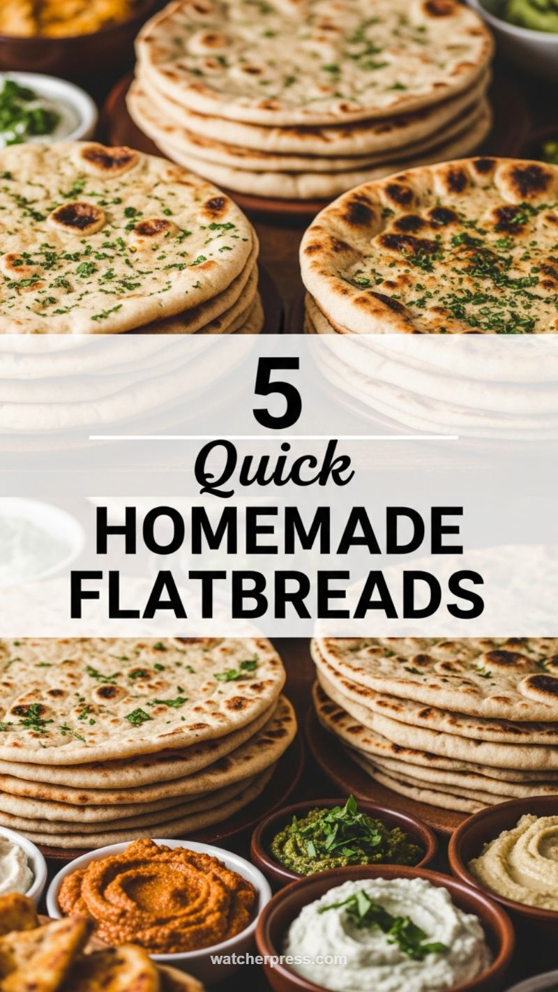 Essential Recipe #3: 5-Minute Homemade Flatbreads