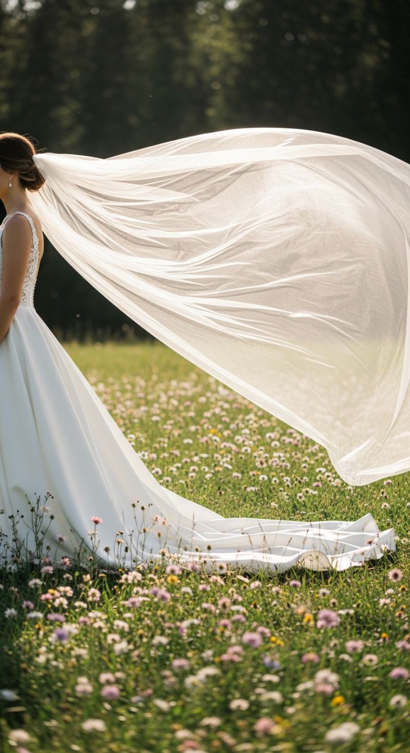 Ethereal Elegance: Mastering the Movement of the Meadow Veil