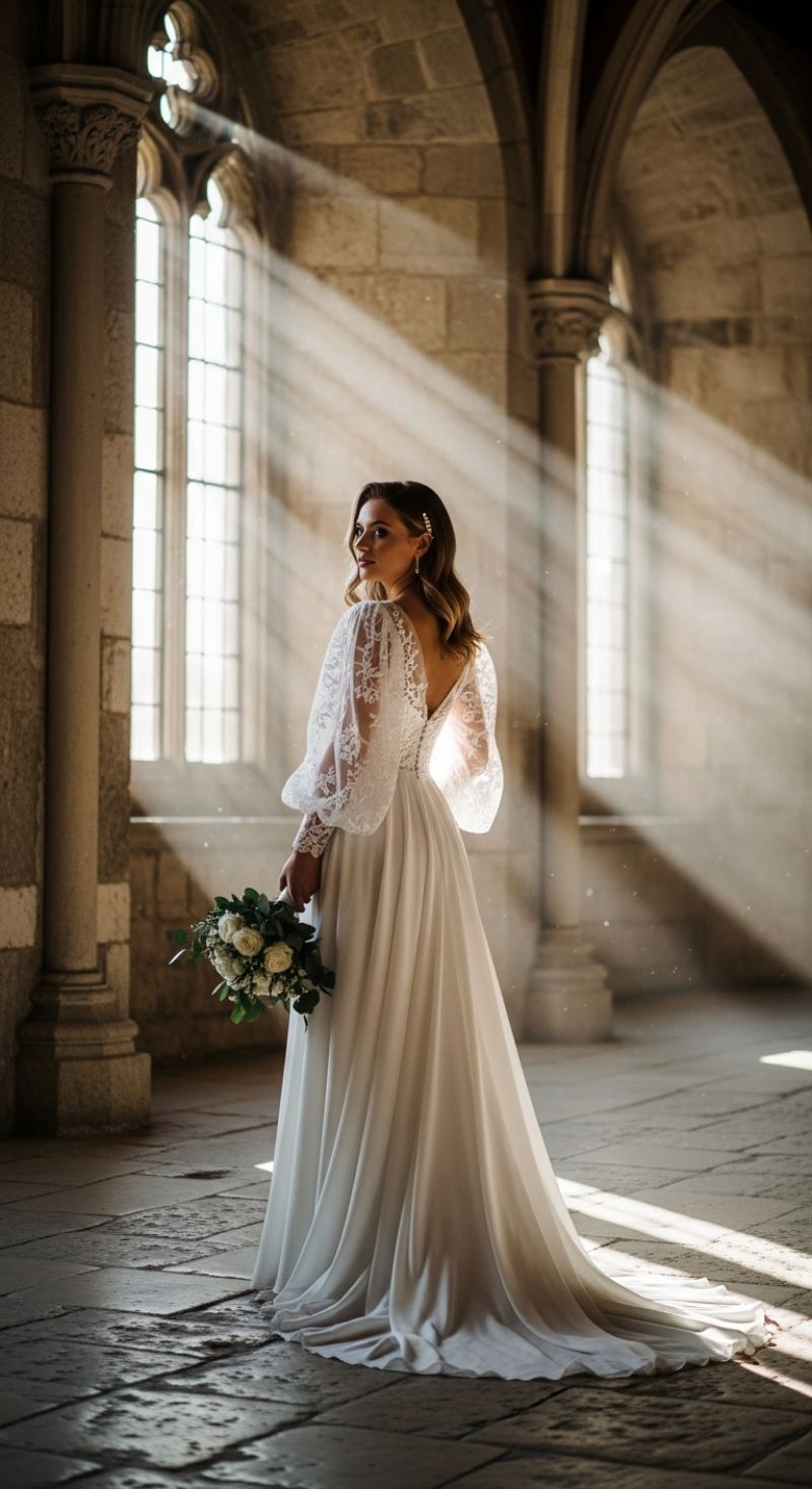 Ethereal Romance: The Statement Sleeve in Historic Settings