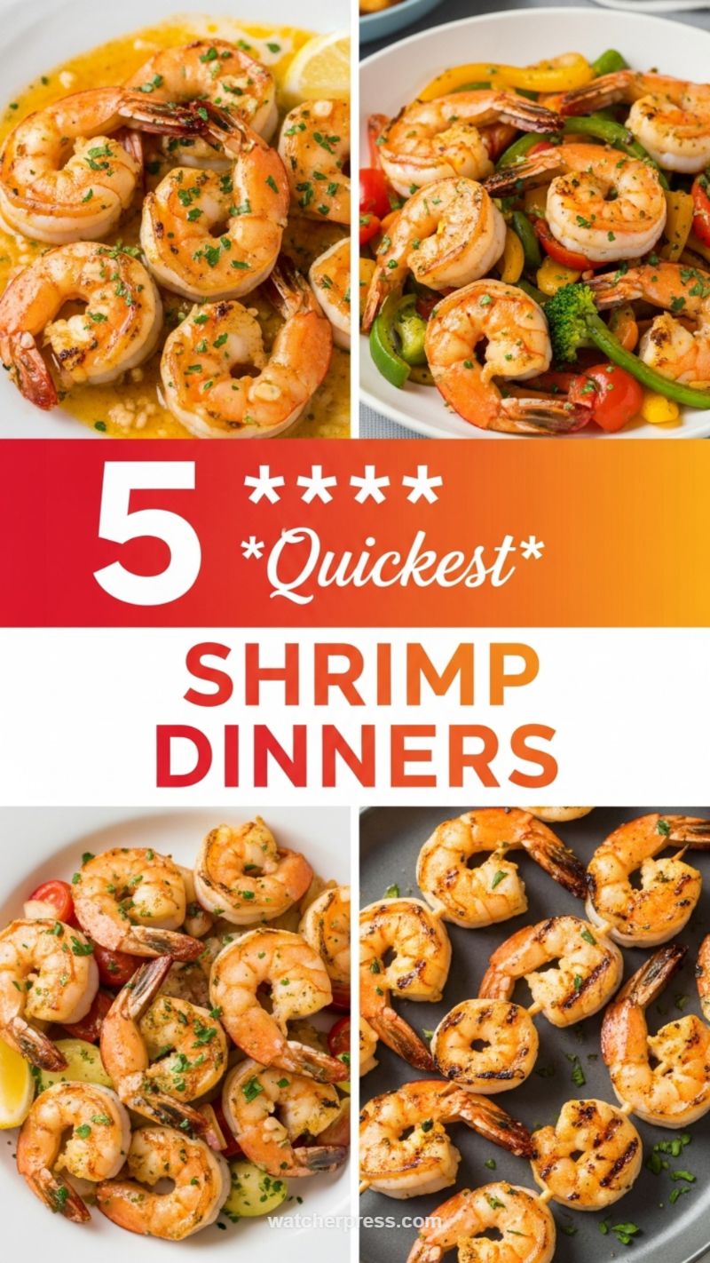 Express Gourmet: 5 Quickest Shrimp Dinners (Ready in 15 Minutes!)
