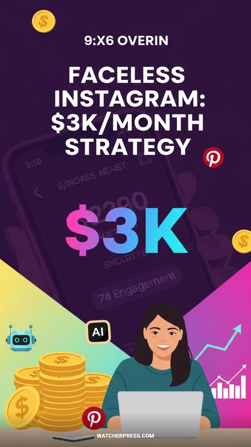 Faceless Instagram: $3K/Month Strategy