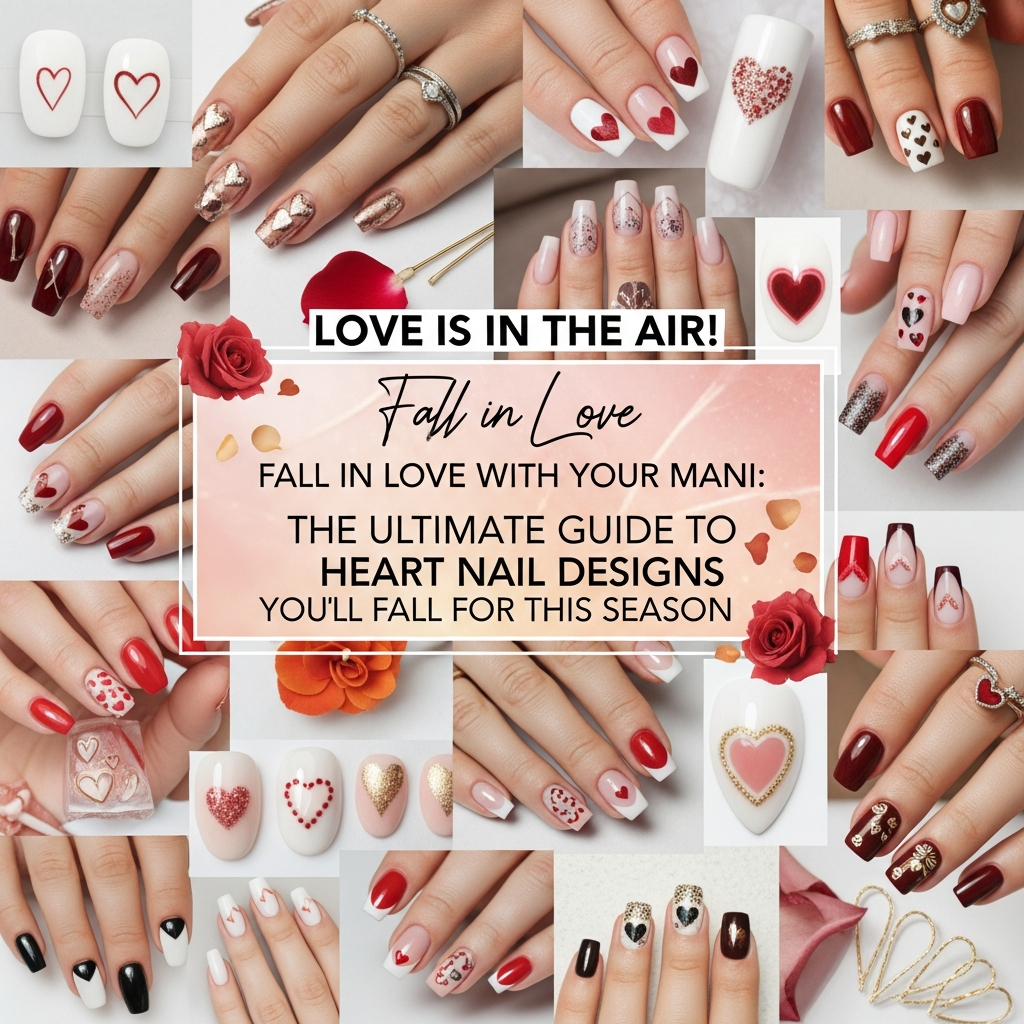 Fall in Love with Your Mani: The Ultimate Guide to Heart Nail Designs