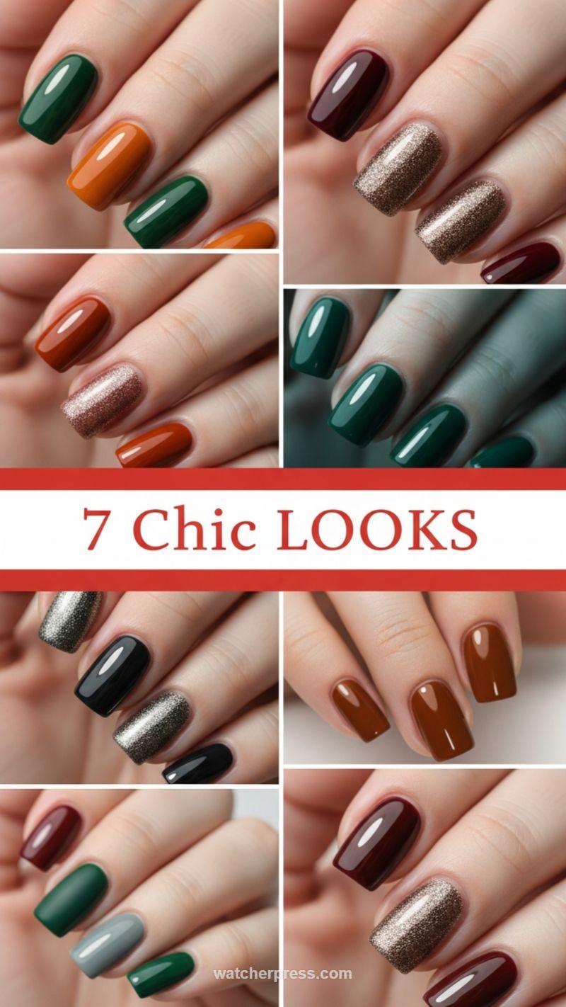 Fall/Winter Palette: 7 Chic Looks in Jewel Tones and Glitter