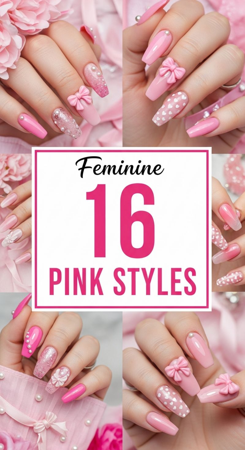 Feminine Pink Styles: Bows, Hearts, and Pearls