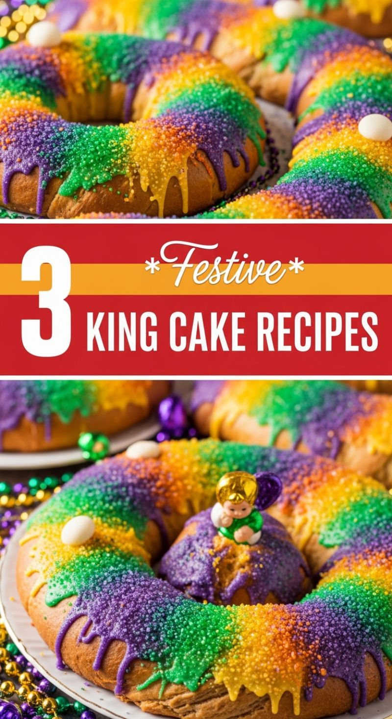 Festive & Traditional King Cakes