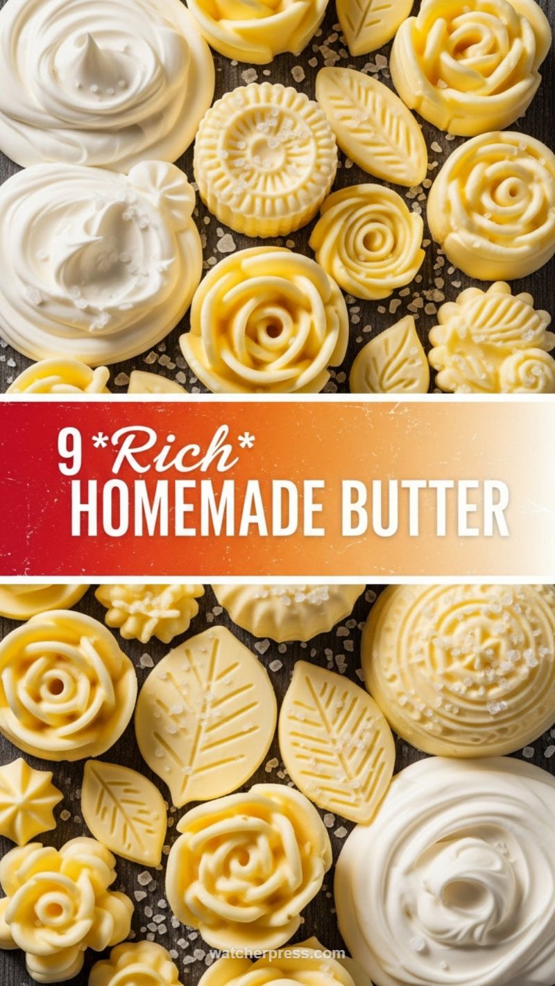 Finishing with Flavor: Homemade Butter