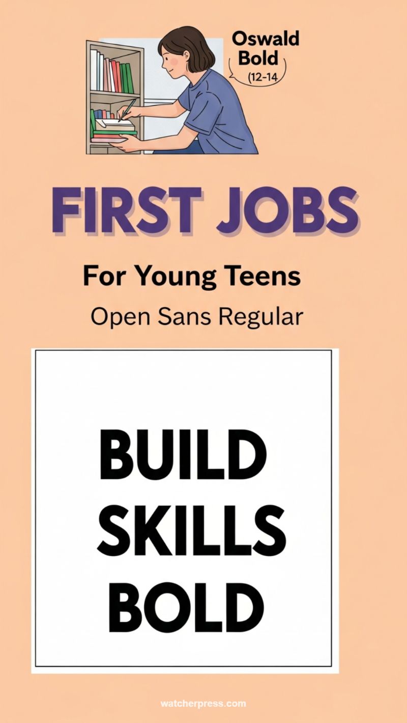 First Jobs for Young Teens: Build Essential Skills for Future Success