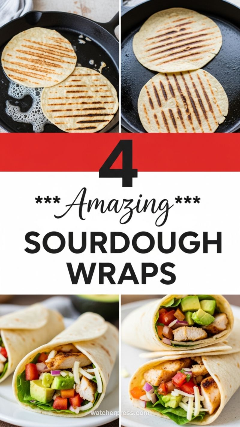 Flexible Fermentation: Amazing Sourdough Flatbread Wraps
