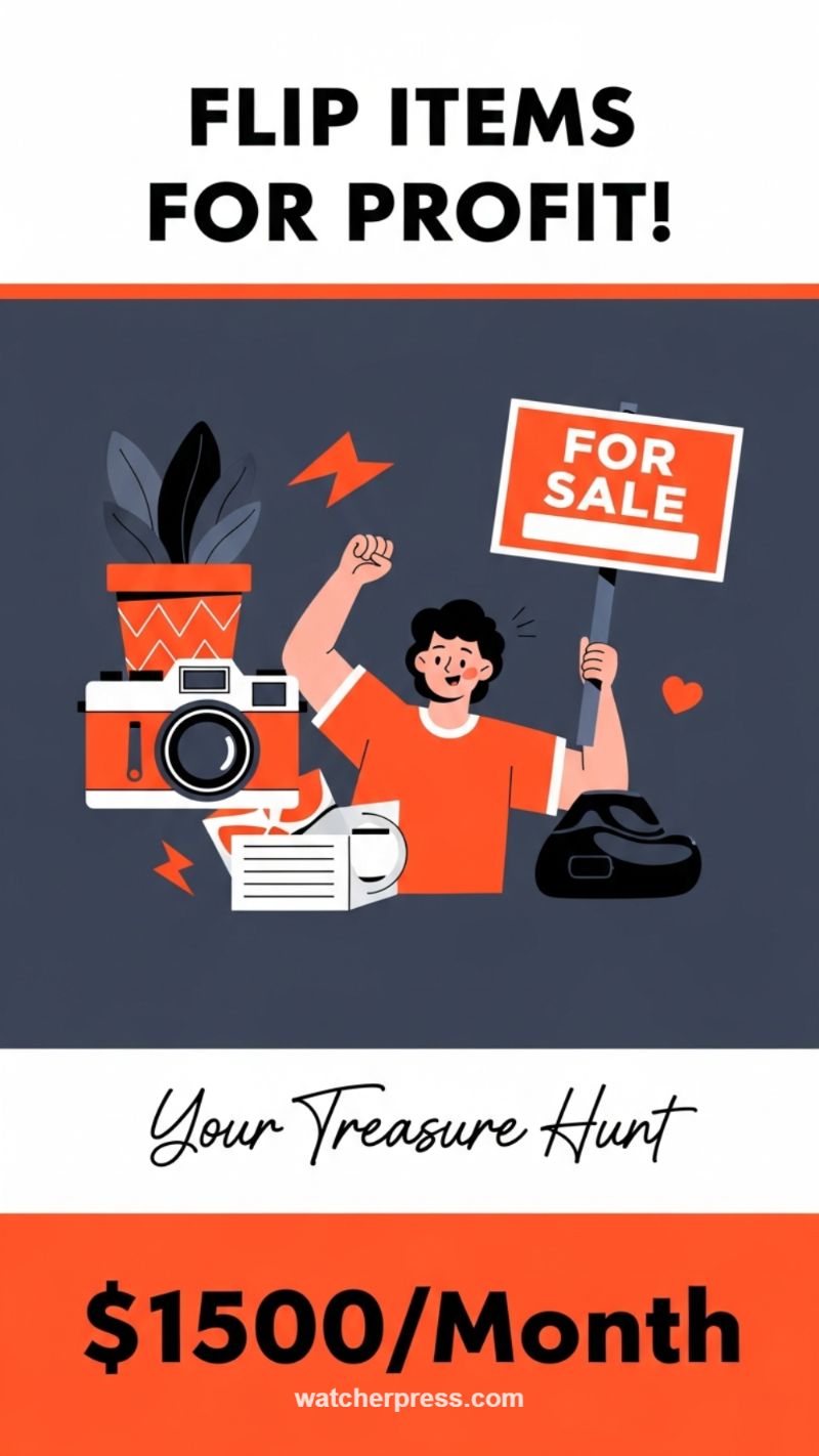 Flip Items for Profit: Your Treasure Hunt to $1500/Month!