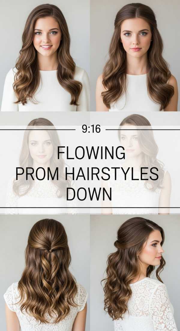 Flowing Prom Hairstyles Down
