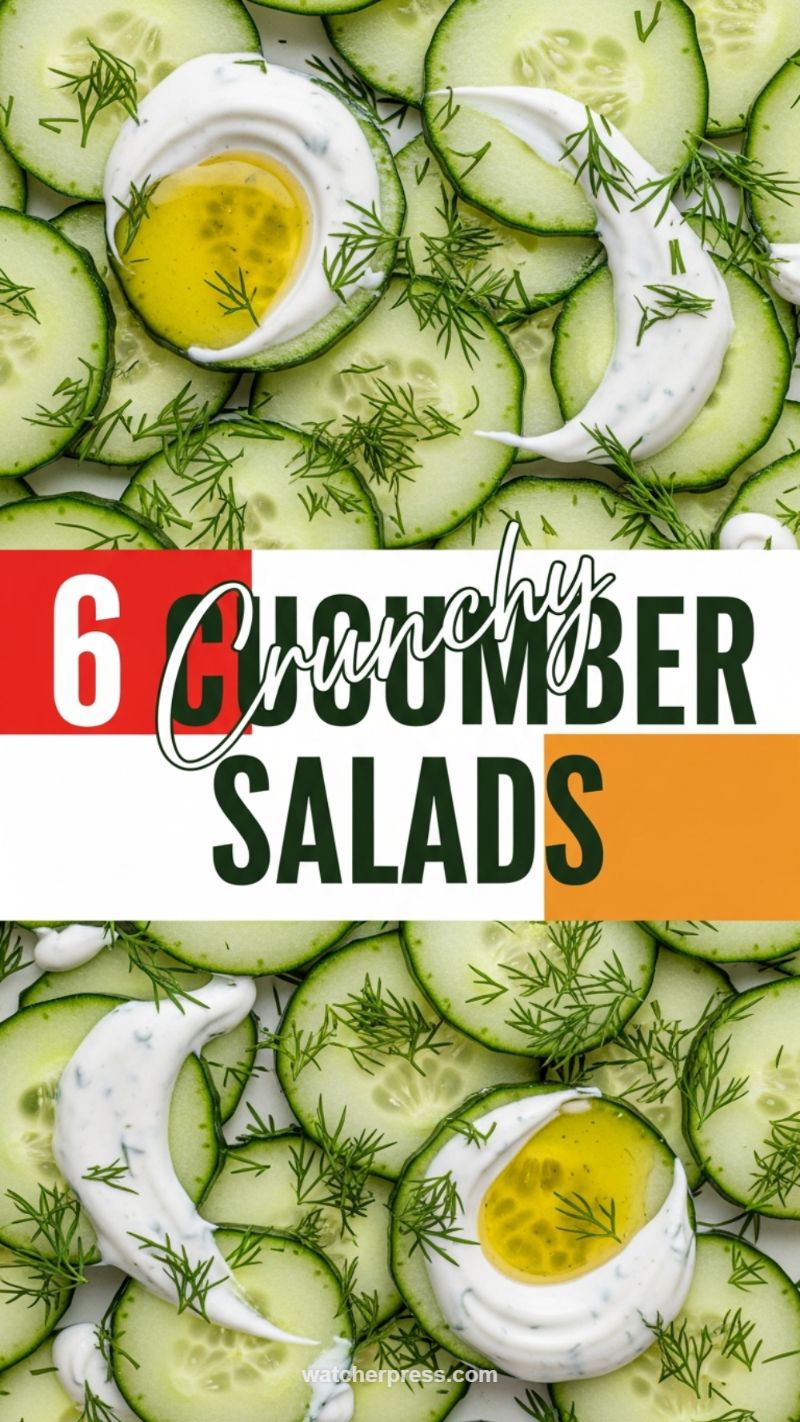 Fresh & Light: 6 Crunchy Cucumber Salads