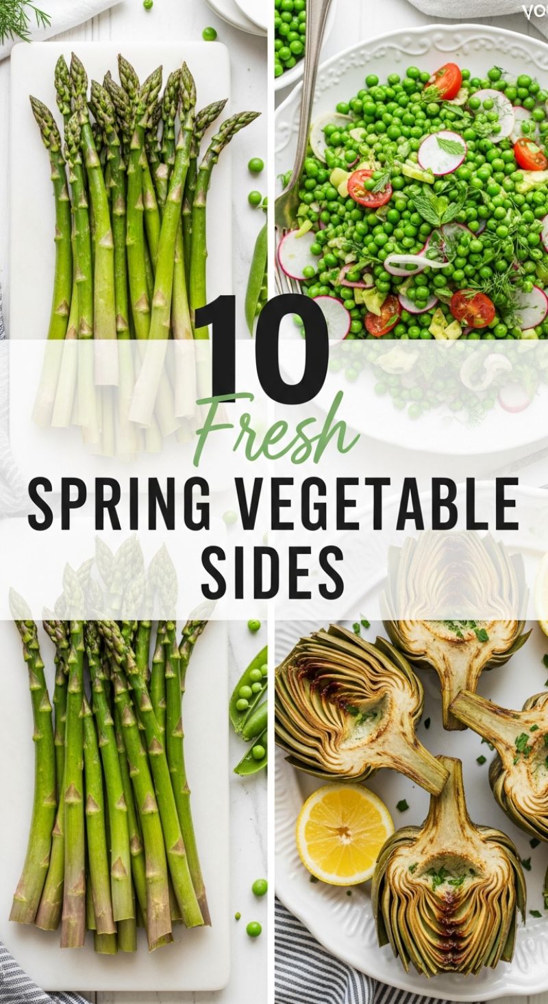 Fresh Spring Vegetable Starters: Asparagus, Artichokes, and Pea Salad
