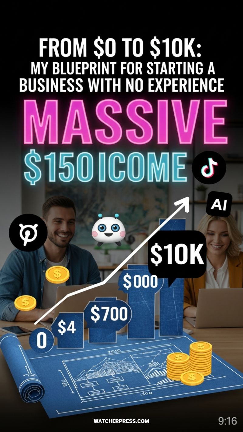 FROM $0 TO $10K: MY BLUEPRINT FOR STARTING A BUSINESS WITH NO EXPERIENCE