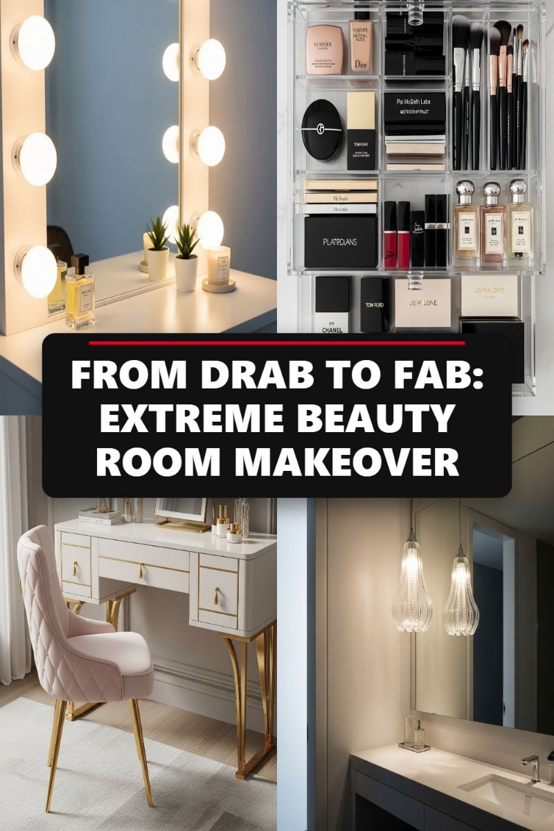 FROM DRAB TO FAB: EXTREME BEAUTY ROOM MAKEOVER