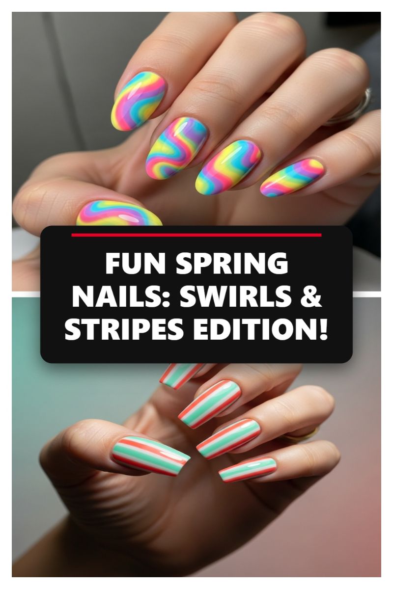 Spring Nails 2026: The Ultimate Trend Forecast for Your Manicure! FUN SPRING NAILS: SWIRLS & STRIPES EDITION!
