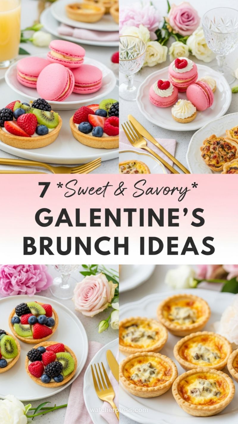 Galentine's Brunch: Sweet & Savory Spreads