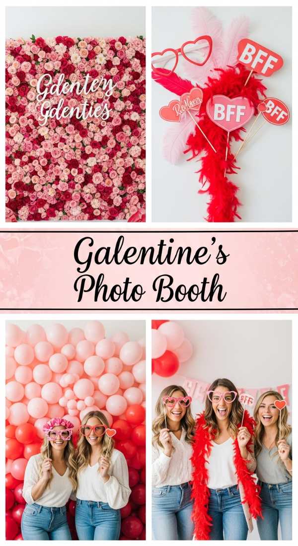 Galentine's Day Photo Booth Ideas